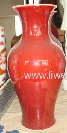 Chinese SexyRed Ceramic pot with top