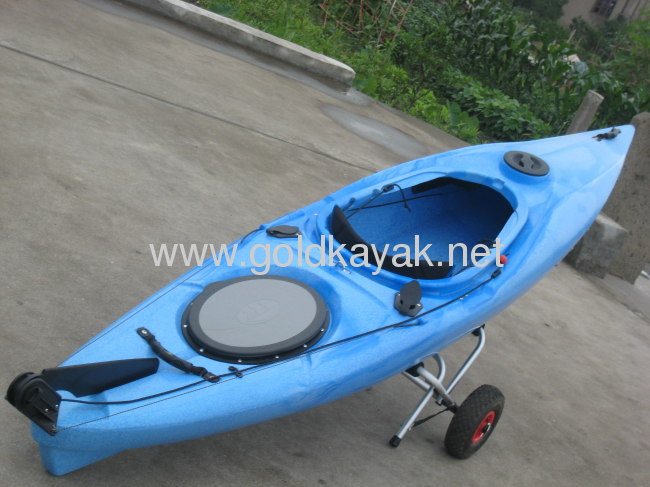 single sit in touring kayak/ whitewater kayak/ solo kayak with PE material