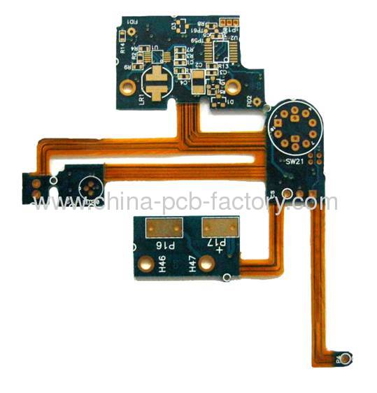 Rigid flexible electronic lcd display fpc