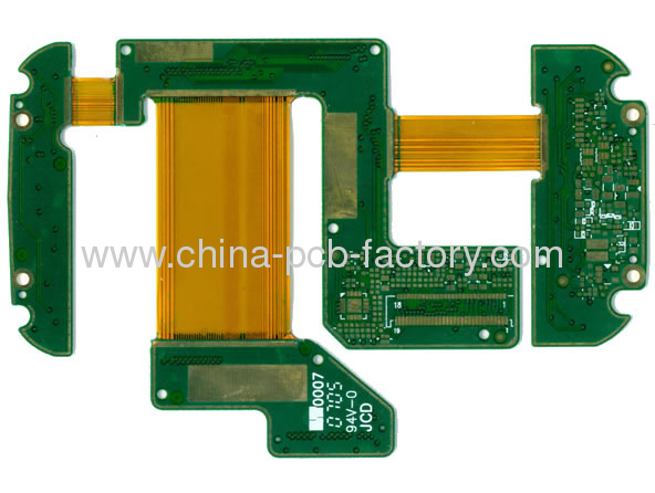 Rigid flexible electronic lcd display fpc