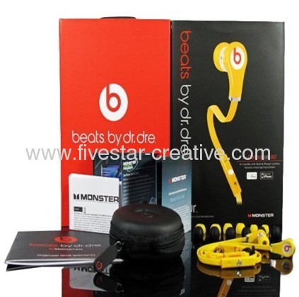 Beats by Dr Dre Tour Headphones with ControlTalk Yellow