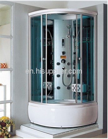 Shower Cabin with Film-plated Glass, Detachable Skirt