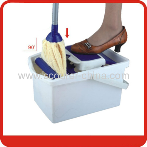 Unextensible Microfiber Water Mop with fixed steel handle 