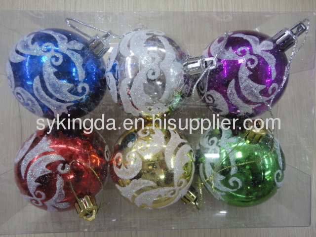 Colorful Christmas Ball decoration KD6202