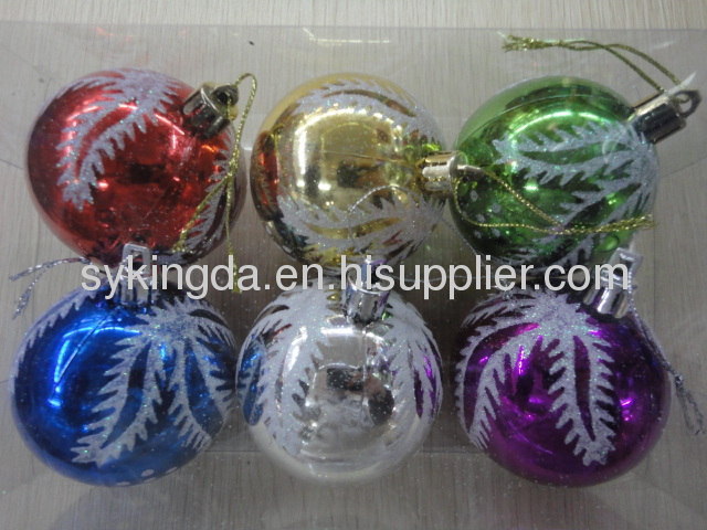 Colorful Christmas Ball decoration KD6202