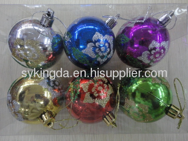 Colorful Christmas Ball decoration KD6202