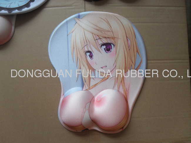 The silicone wristbands mouse pad