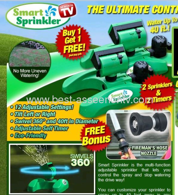 Smart Sprinkler/garden tool as seen on tv