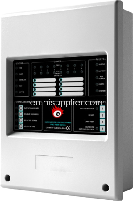 4 Zone conventional fire alarm control panel