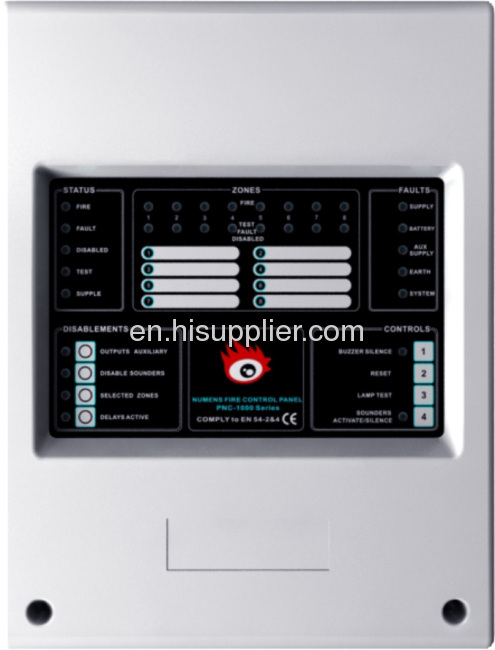 4 Zone conventional fire alarm control panel