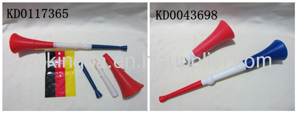 Eco-friendly Plastic Football Horn/Fans Horn coke bottle horn