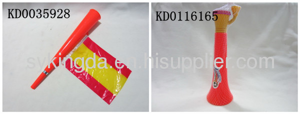 Eco-friendly Plastic Football Horn/Fans Horn coke bottle horn