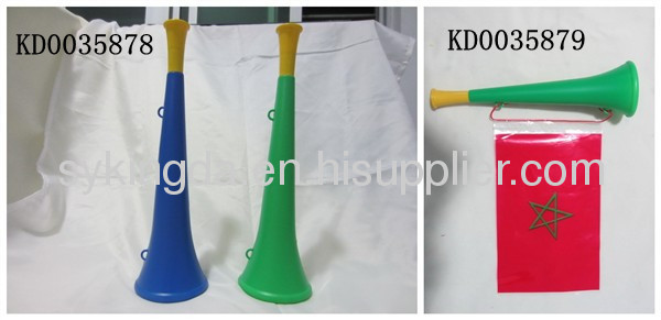 Eco-friendly Plastic Football Horn/Fans Horn coke bottle horn