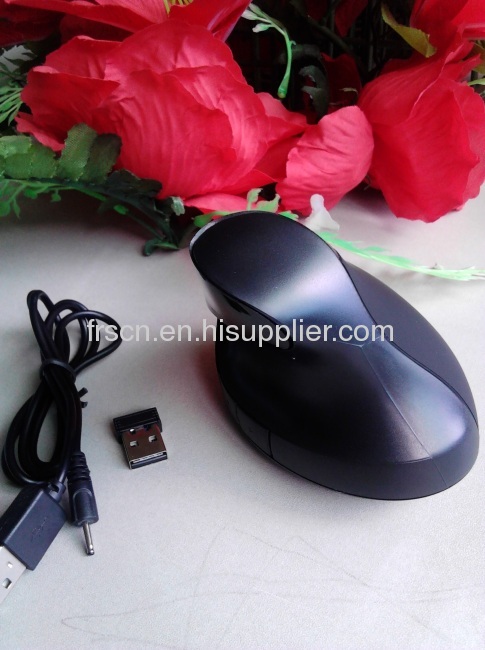 OEM logo 3d usb 2.4ghz optical vertical mouse wireless/wired driver