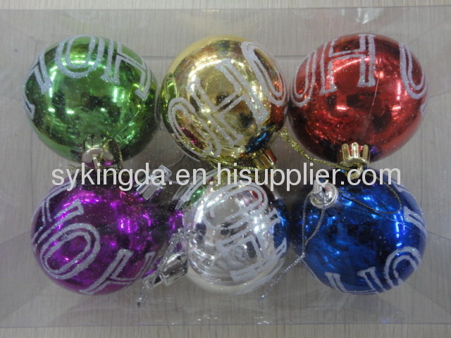 Colorful Christmas Ball decoration KD6203 