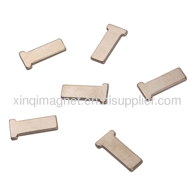 Irregular shape NdFeB magnet T shape 