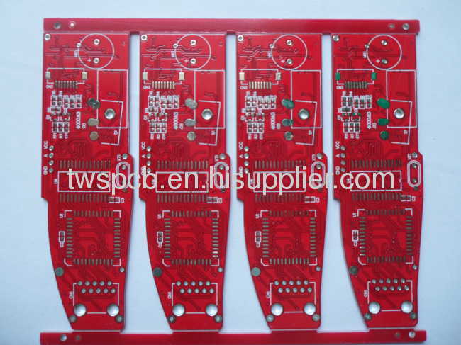 Red Soldermask Rohs Double side LED PCB board