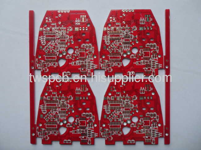 Red Soldermask Rohs Double side LED PCB board