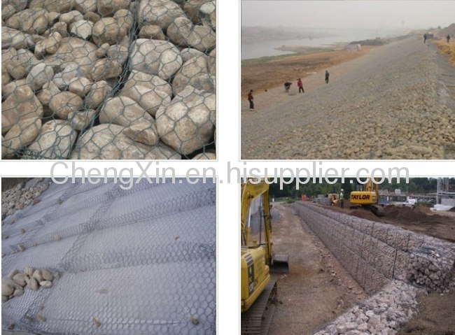 double twisted hexagonal mesh gabions