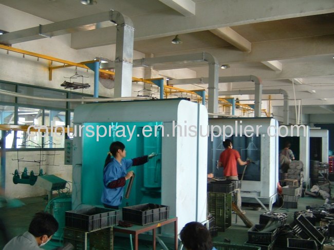 Paint Spray Booths for semi-automatic powder painting line