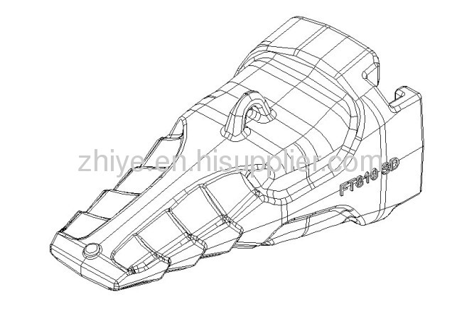 very large bucket teeth carbon steel