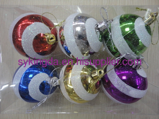 Colorful Christmas Ball decoration KD6204