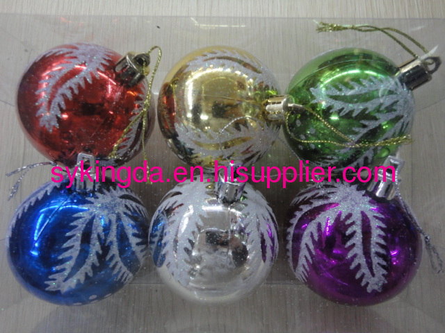 Colorful Christmas Ball decoration KD6017