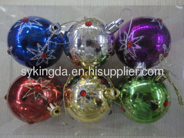 Colorful Christmas Ball decoration KD6018