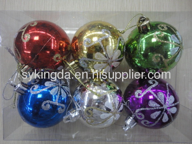 Colorful Christmas Ball decoration KD6201