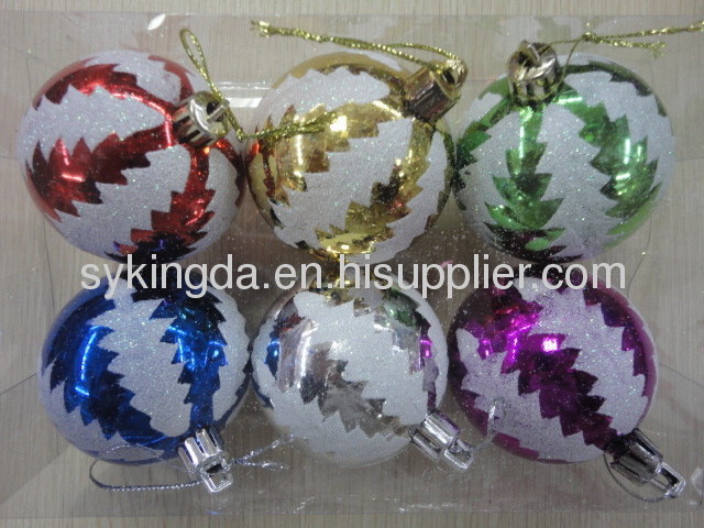 Colorful Christmas Ball decoration KD6103
