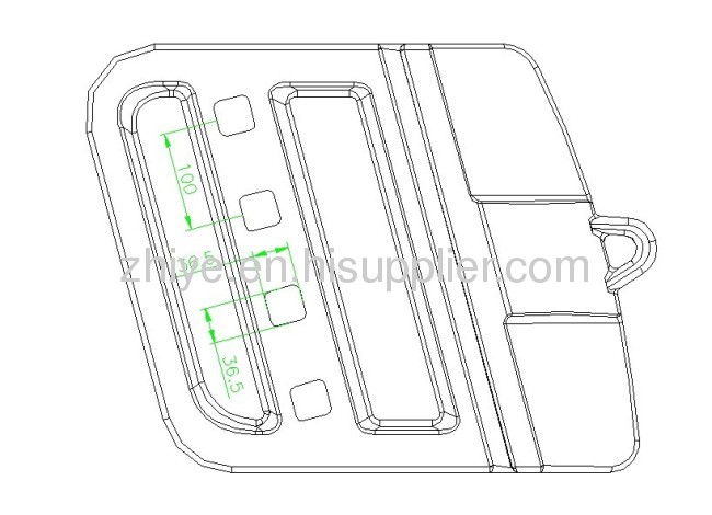 30-80kg Excavator guard carbon steel