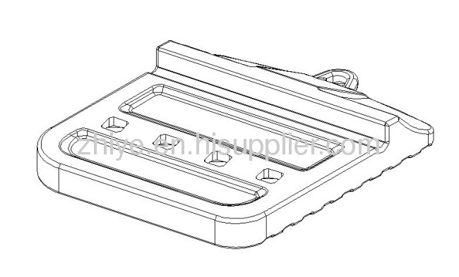 30-80kg Excavator guard carbon steel