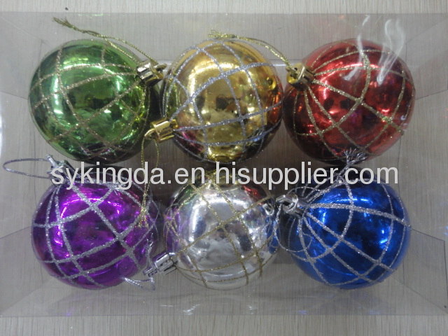 Colorful Christmas Ball decoration KD7104