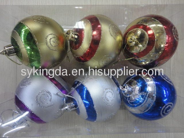 Colorful Christmas Ball decoration KD7102