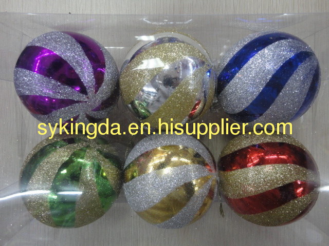 Colorful Christmas Ball decoration KD8101