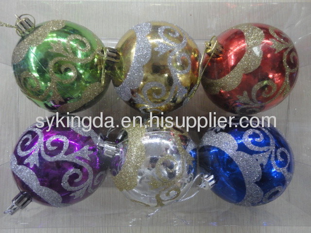 Colorful Christmas Ball decoration KD8101