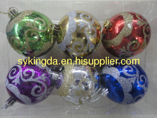 Colorful Christmas Ball decoration KD8102