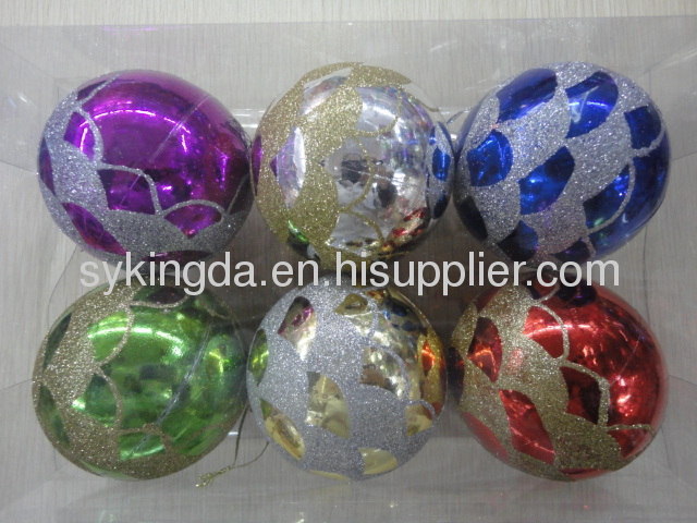 Colorful Christmas Ball decoration KD8102