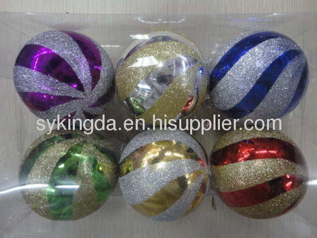 Colorful Christmas Ball decoration KD8103