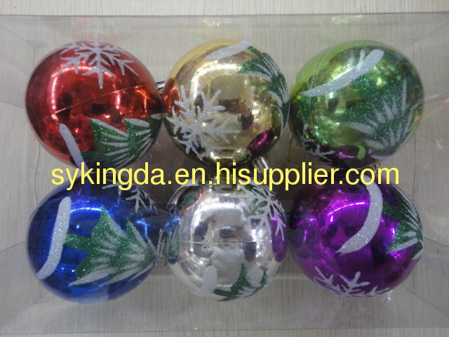 Colorful Christmas Ball decoration KD7111