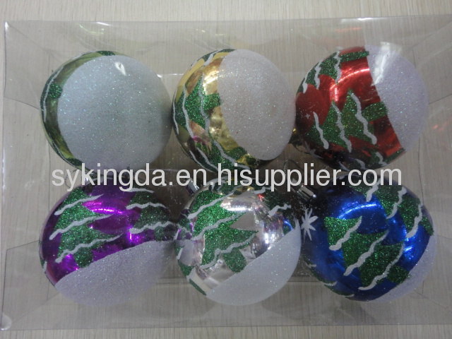 Colorful Christmas Ball decoration KD7111