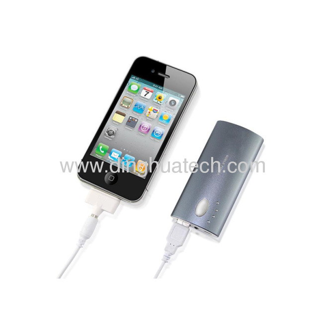 High capacity10400 mAH aluminum alloy protable mobile source 