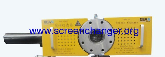 plate type screen changer for melt filtration in plastic extrusion lines