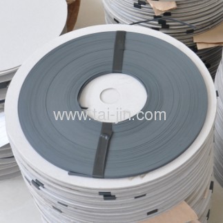 Titanium mixed metal oxide coated ribbon anode