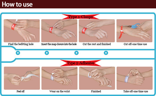 GJ-8020C Baby Disposable id bands