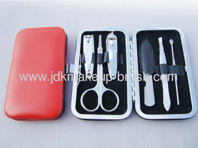 High quality 6pcs Manicure set / Beauty set in PU case