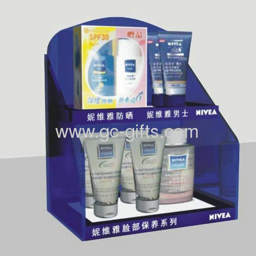 Cosmetics display stand for cleansing cream