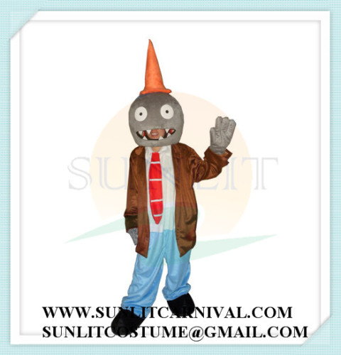 Zombie mascot costume for holloween festival