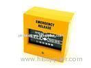 Yellow Manual Alarm Call Point , weatherproof emergency call point