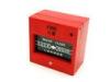 Red break glass Manual Alarm Call Point Fire Alarm , resettable call point